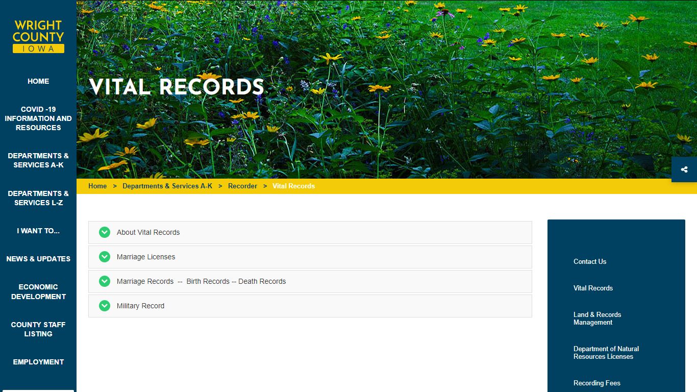 Vital Records - Iowa